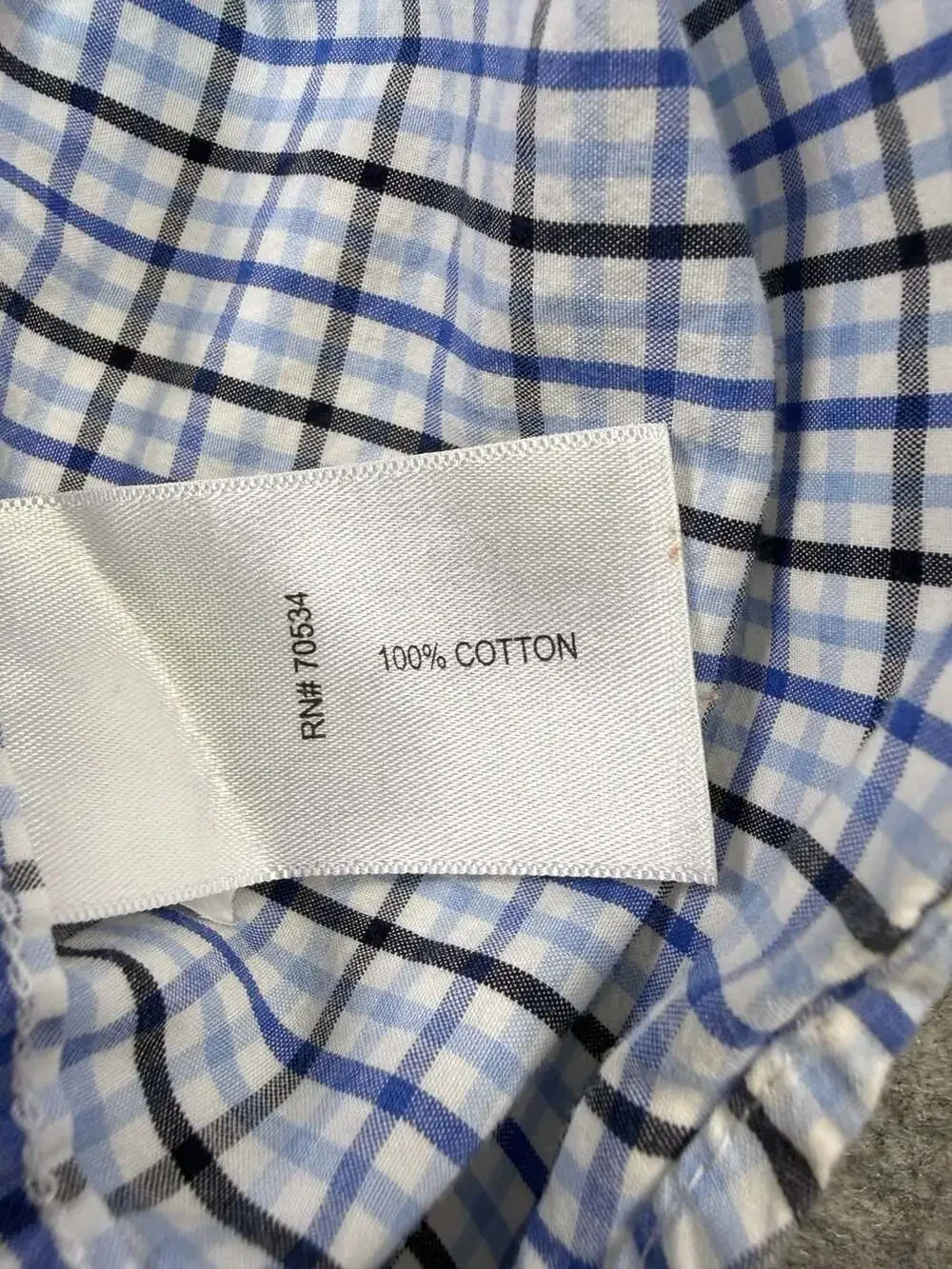 Orvis Plaid Long Sleeve Button Down Shirt Size M Active Fit
